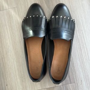 Frye black loafer! New! Never worn !